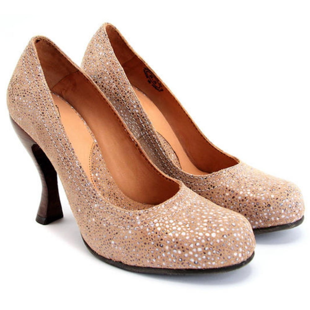 John Fluevog Paris Pumps in Devilfish Beige